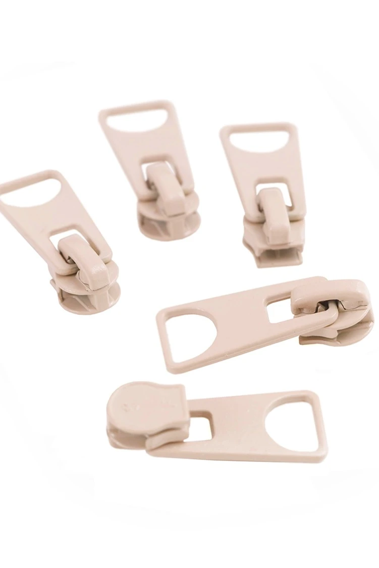 Купить бегунок тип 5 для спиральной молнии, бежевый Купить бегунок тип 5 для спиральной молнии, бежевый