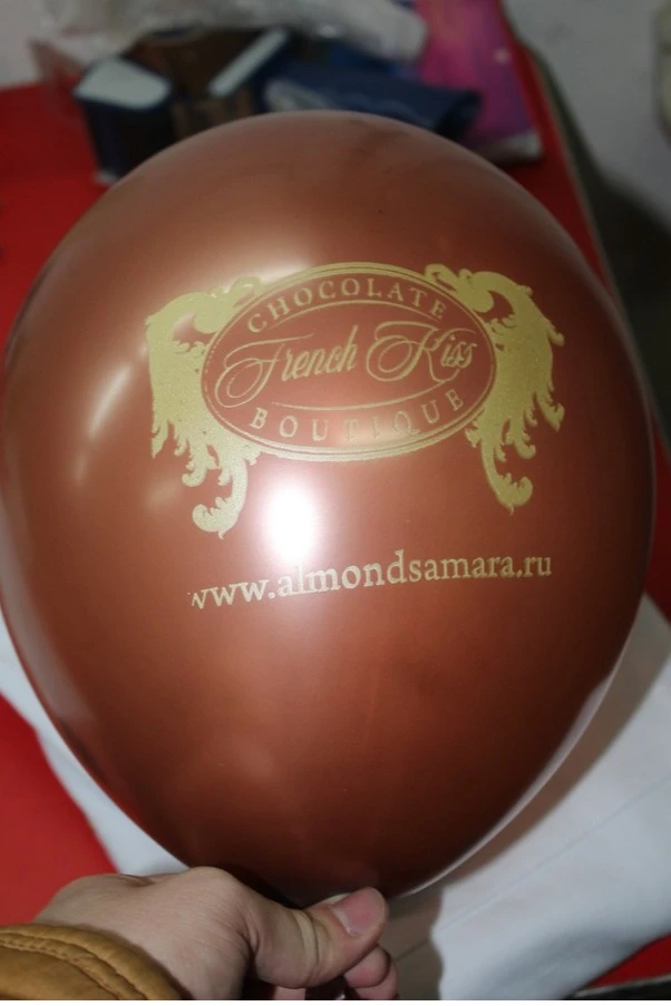 Воздушный шар В85 пастель с печатью#5 Воздушный шар В85 пастель с печатью#5