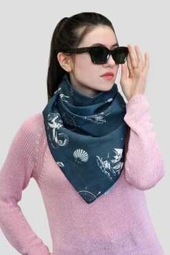 Бандана с полной запечаткой, полиэстер 80х80 см#1