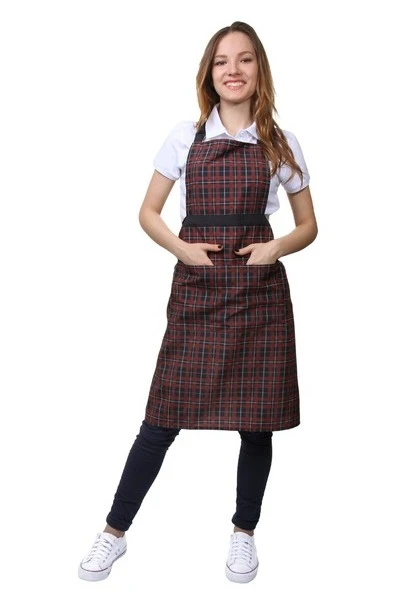 Купить фартук Эспрессо с полной запечаткой из габардина "Scoticsh"