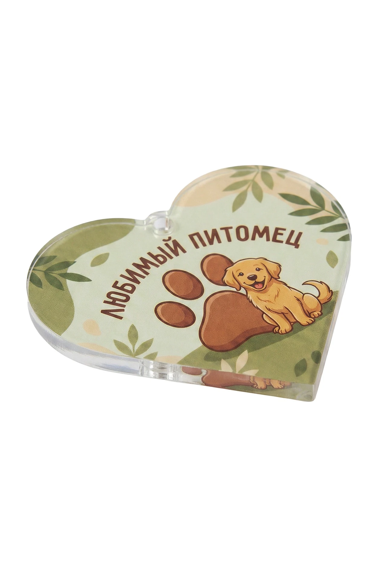 Медаль из акрила АК6035 Сердце 60 мм с печатью#2