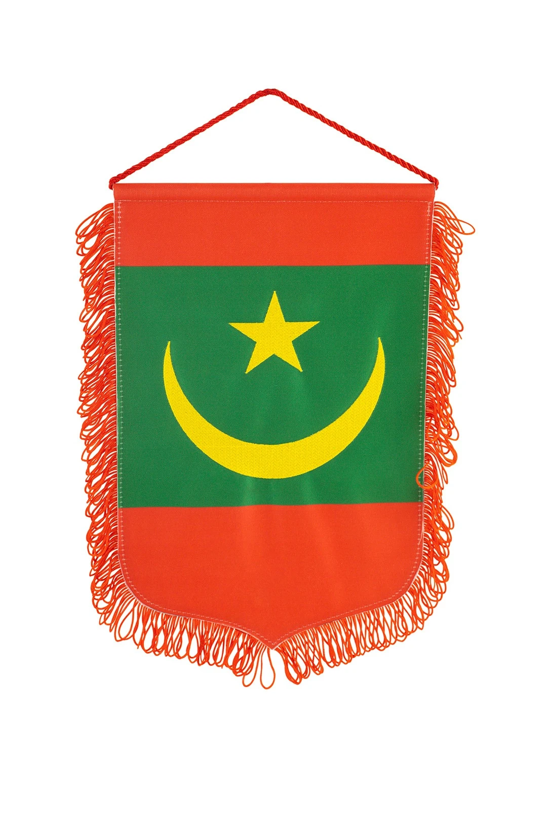 Вымпел Герб печатный с вышивкой из сатена с бахромой, 20х30 см#1