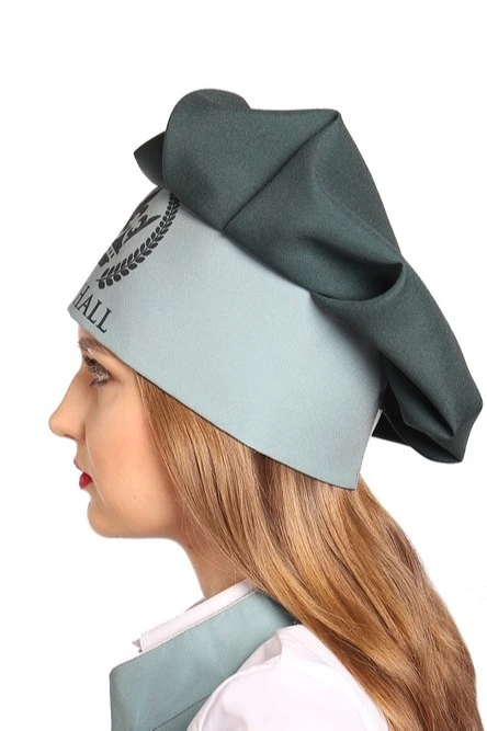 Колпак Ваниль поварской взрослый, с полной запечаткой "Royal Hall"#2