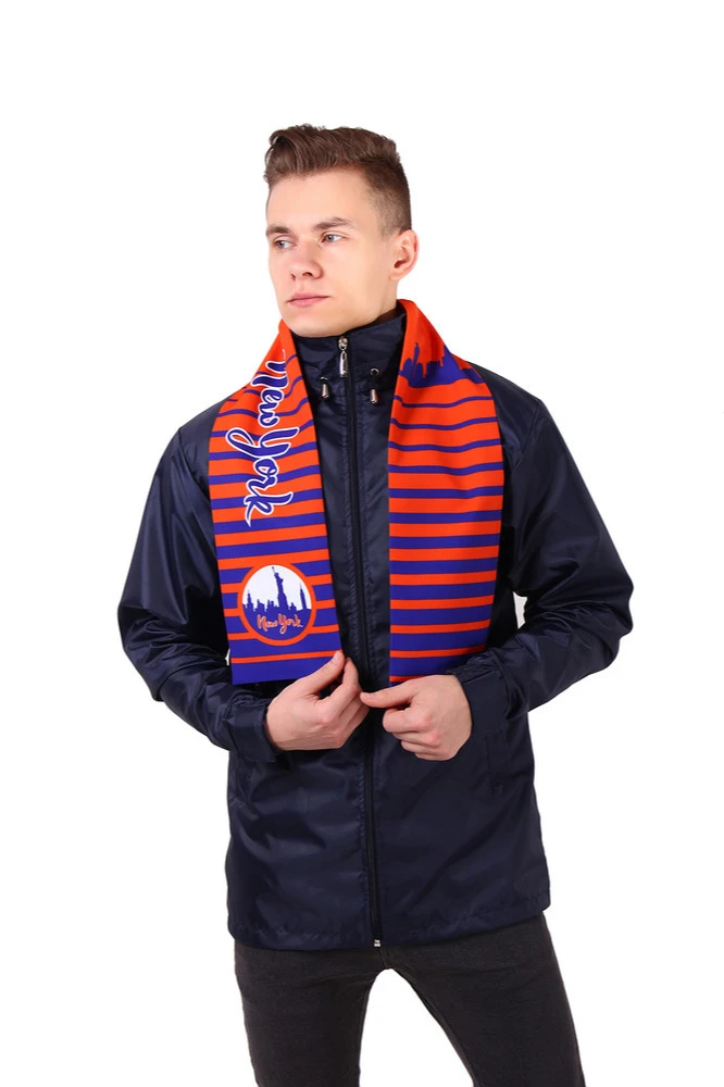 Купить шарф печатный "New York" 15х120 см Купить шарф печатный "New York" 15х120 см