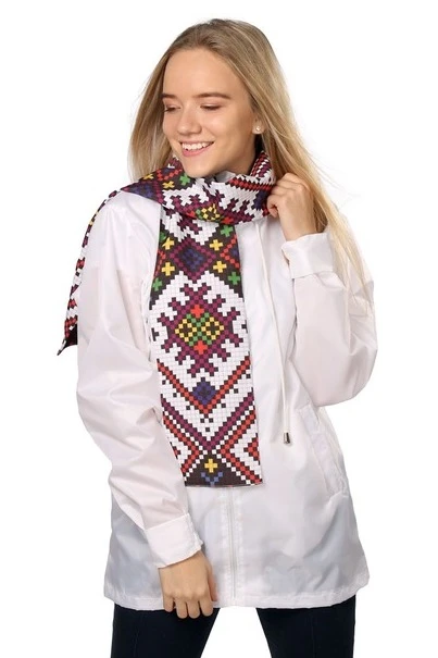 Купить шарф 15х100 см с полной запечаткой