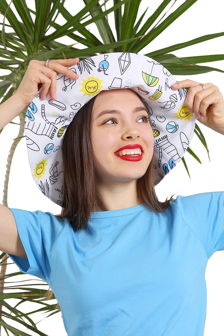 Панама Эквадор с широкими полями, с полной запечаткой "Beach Pub"#2