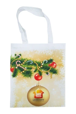 Купить сумку Лайт из габардина 30х40 см, печать с одной стороны "Level City"