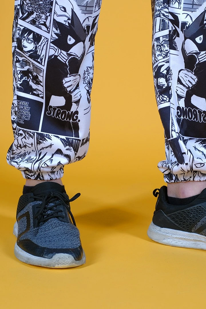 Спортивный костюм Юнайт унисекс из футера с полной запечаткой "Comix"#5 Спортивный костюм Юнайт унисекс из футера с полной запечаткой "Comix"#5