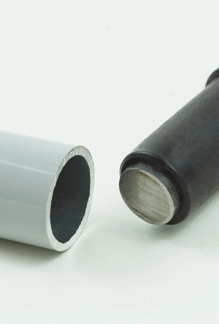 Древко металлическое серое 2,5 м,Ø 25 мм#5