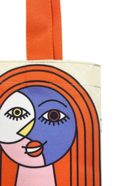 Сумка Комби из греты 25х35 см, с печатью#2