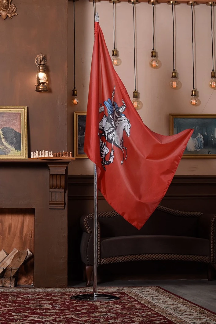 Подставка напольная с основанием Круг под серебро 1 шток 2,1 метра#3 Подставка напольная с основанием Круг под серебро 1 шток 2,1 метра#3