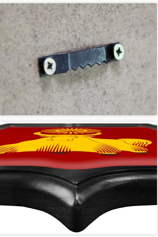 Купить Герб Кызыла 35х43 см печатный темная рамка