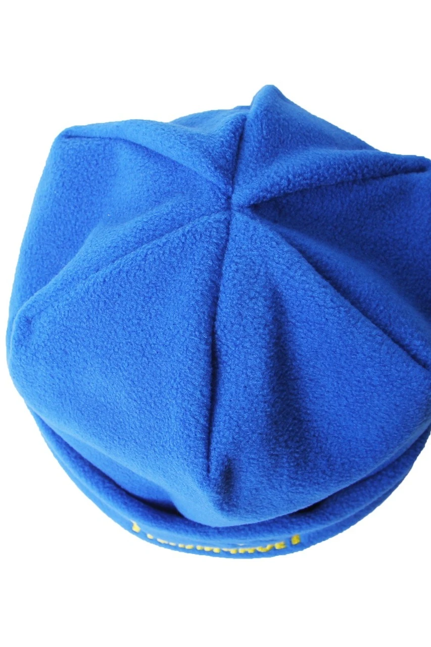 Шапка Вэст флисовая двухслойная взрослая, однотонная "Greenhouse" синяя#6