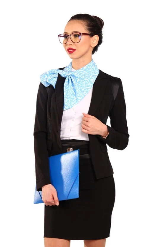 Косынка Франтон 30х40 см, с полной запечаткой "Uzor"#1