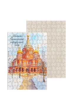 Купить пазл картонный А4 с принтом "Mikhail Archangel Cathedral" Купить пазл картонный А4 с принтом "Mikhail Archangel Cathedral"