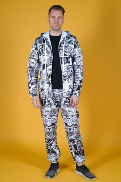 Купить спортивный костюм Юнайт из футера с полной запечаткой