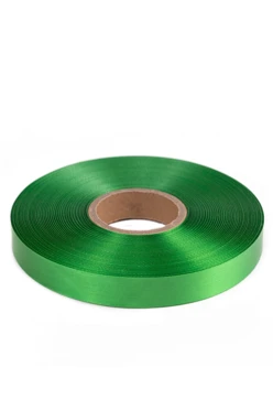 Купить ленту сaтин шириной 15 мм, однотонную зеленую