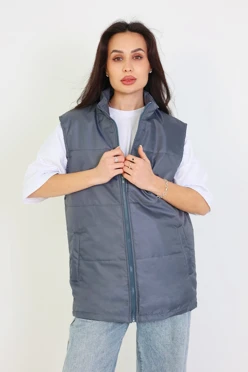 Купить жилет Оливер унисекс темно-серый
