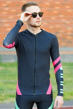 Купить лонгслив Теодор велосипедный взрослый с полной запечаткой "Sport Club"