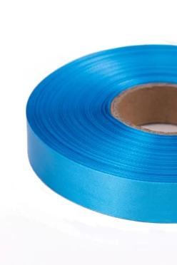 Купить ленту сaтин шириной 20 мм, однотонную голубую