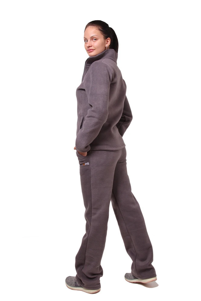 Толстовка Харисон флисовая без капюшона женская, однотонная "Vop"#1