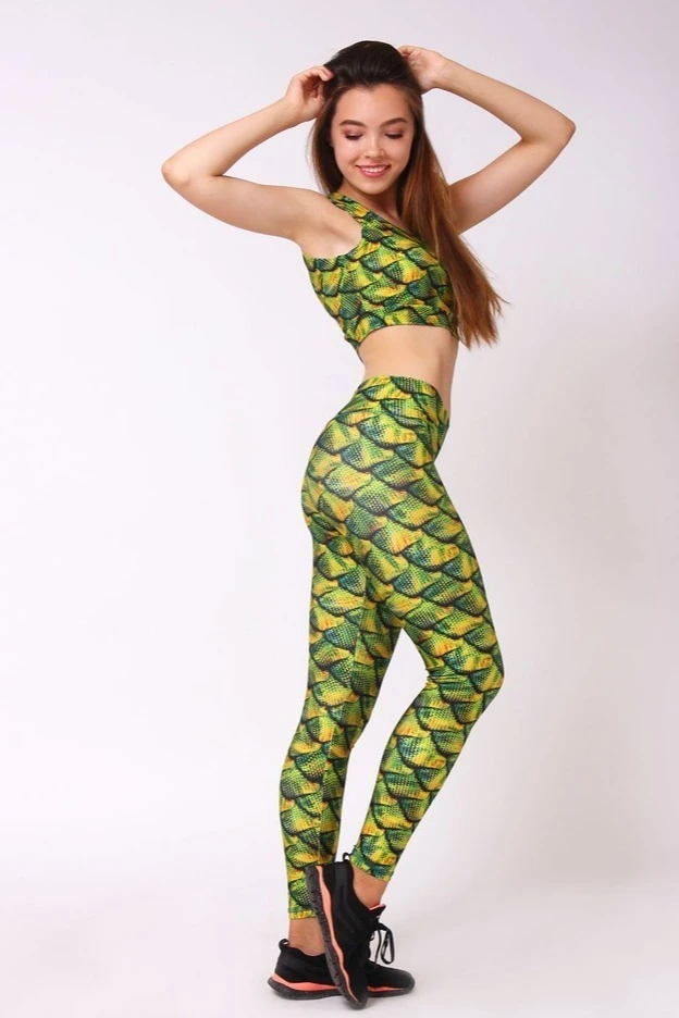 Комплект женский с принтом "Snakeskin"#2