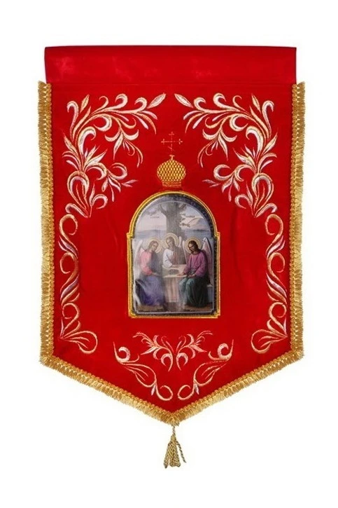 Купить хоругвь вышитую 25х45 см