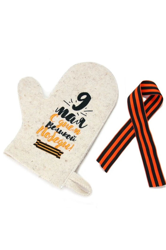 Купить рукавицу банную из войлока