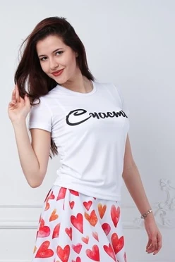 Купить футболку Астер женскую "Счастье"