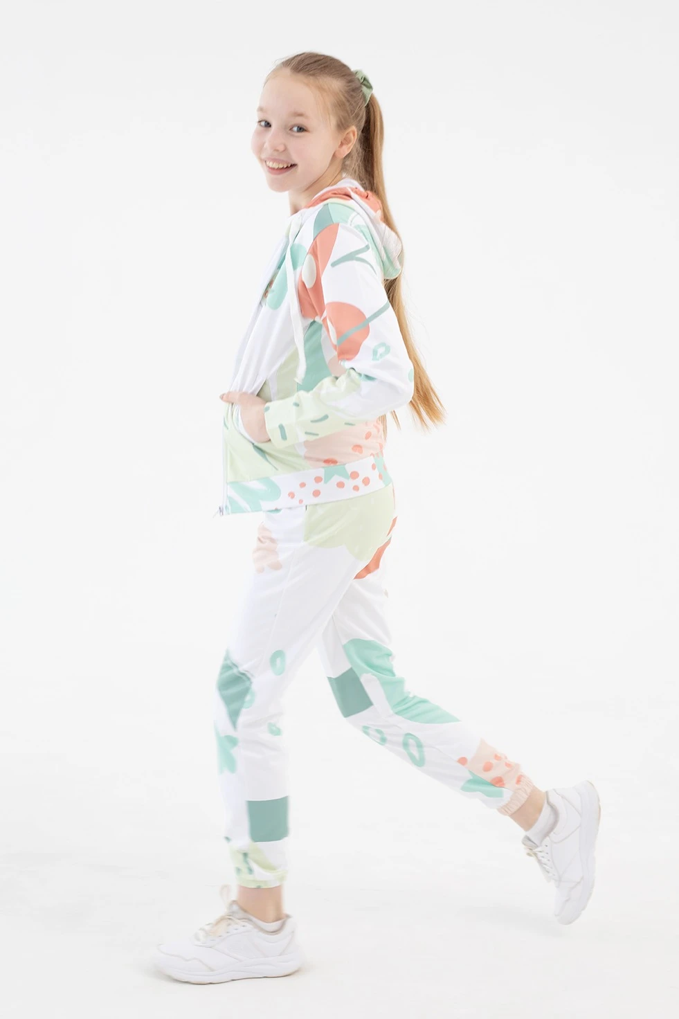 Балахон Ронни детский из адидаса с полной запечаткой "Eco camp"#5