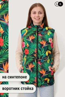 Купить жилет Детройт  унисекс, с полной запечаткой