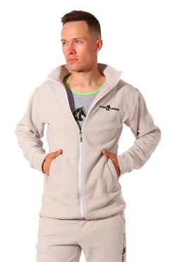 Толстовка Харисон флисовая без капюшона унисекс, однотонная#1