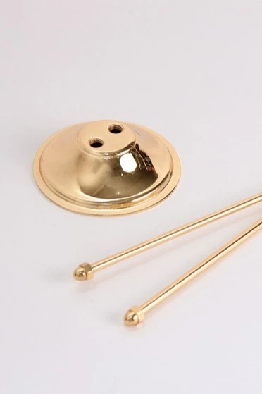 Флагшток настольный (золото, сталь) 2 штока#1