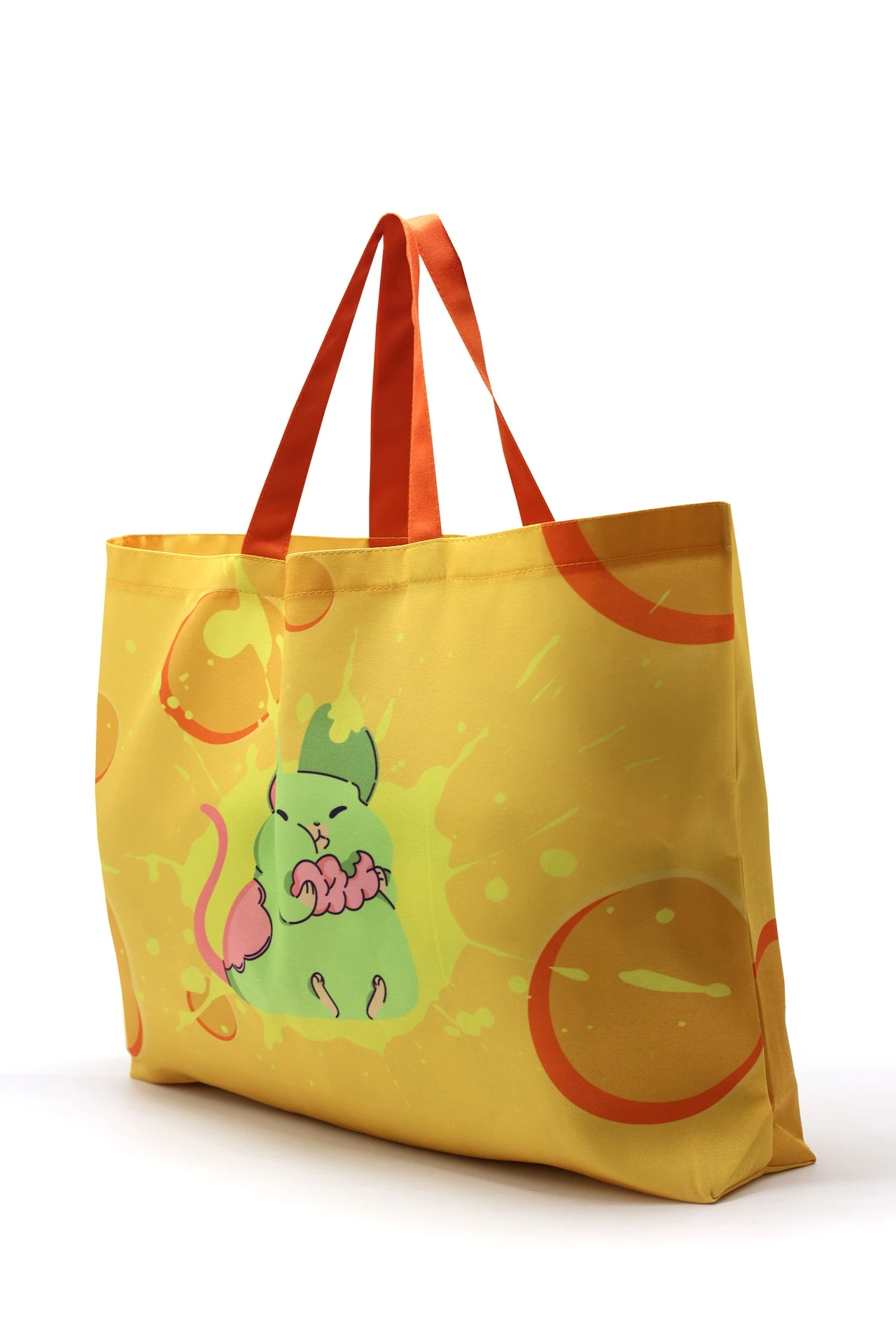 Купить сумку Комби из греты 45х35х10 см, печать с двух сторон "Hamster cheese"