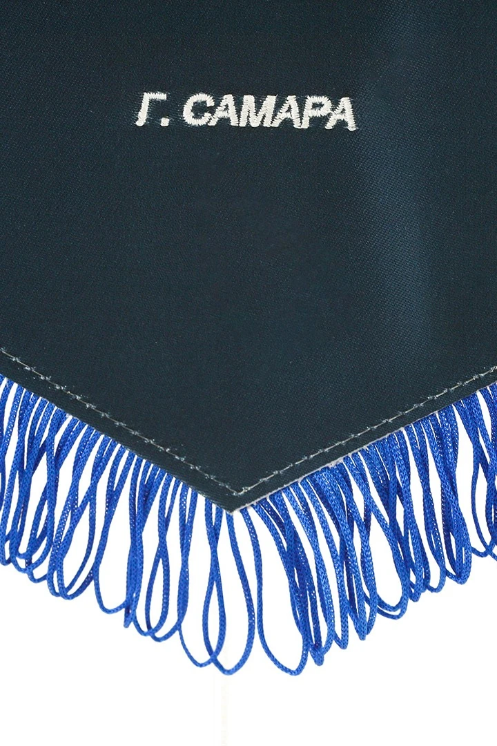 Вымпел Угол печатный с вышивкой из сатена с бахромой, 20х30 см#2