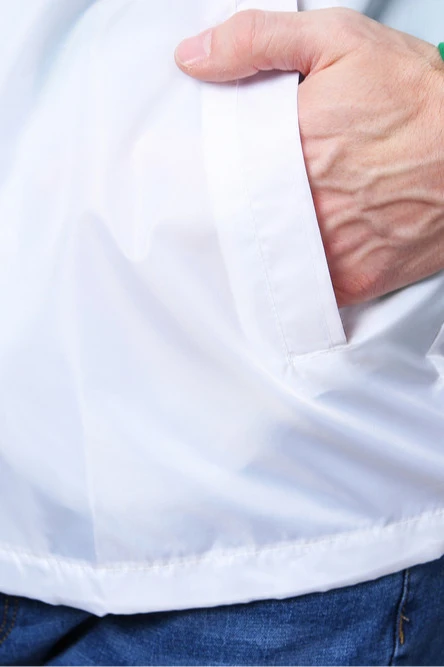 Жилет Брайт унисекс, однотонный белый#3