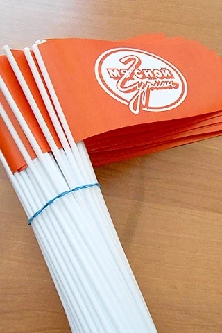 Купить флажок бумажный 120*180мм