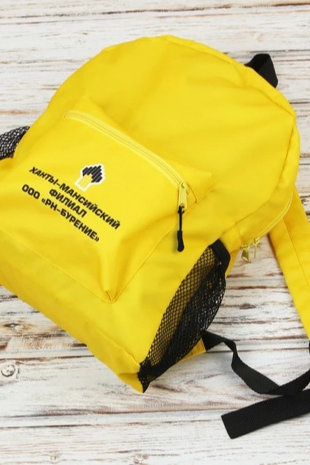 Рюкзак Кэрри мягкой формы 41х31х9,5 см, с полной запечаткой "Rosneft"#3