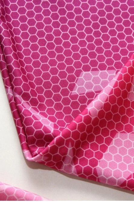 Легинсы женские с узким поясом с принтом "Honeycomb"