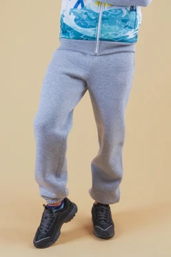 Брюки Хит из футера с начесом мужские, однотонные#1