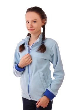 Толстовка Харисон флисовая без капюшона детская, однотонная#2