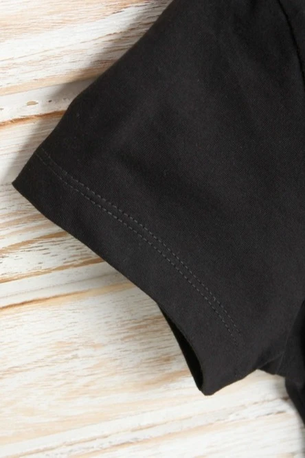 Футболка Премиум женская (Modern) однотонная чёрно-синяя (хлопок)#3