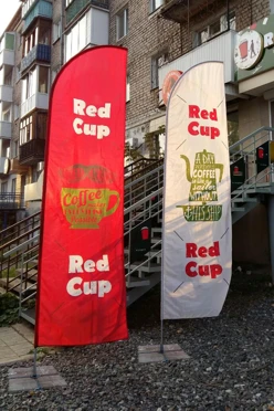 Арендовать флагшток Парус с основанием крест