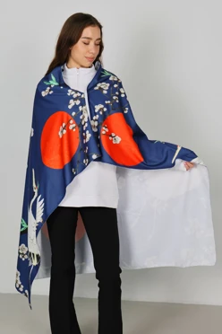 Купить плед-пончо Полли с полной запечаткой