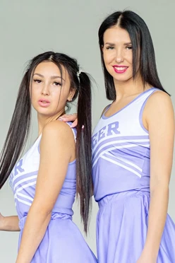 Купить топ Авелин Лайт женский, с полной запечаткой "Cheer Team"
