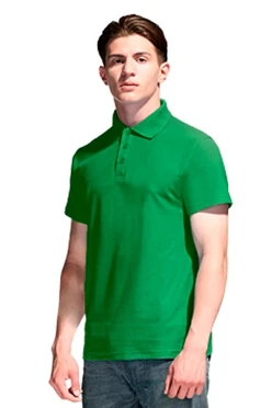 Купить поло Нэкст унисекс (Modern) - зеленая