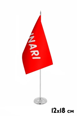 Купить Флажок с логотипом фирменный 12х18 см