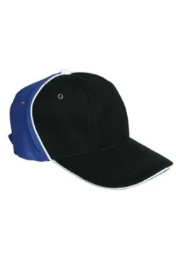 Купить бейсболку Смарт черно-синюю