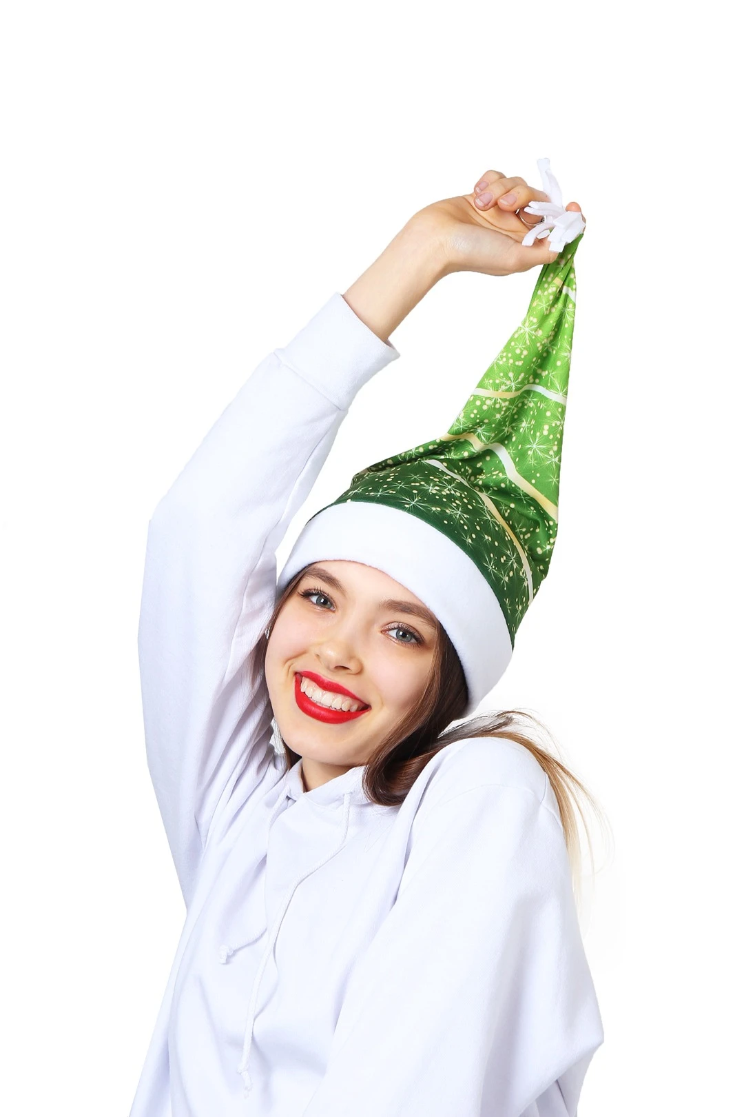 Колпак Новогодний с принтом "Christmas tree"#3