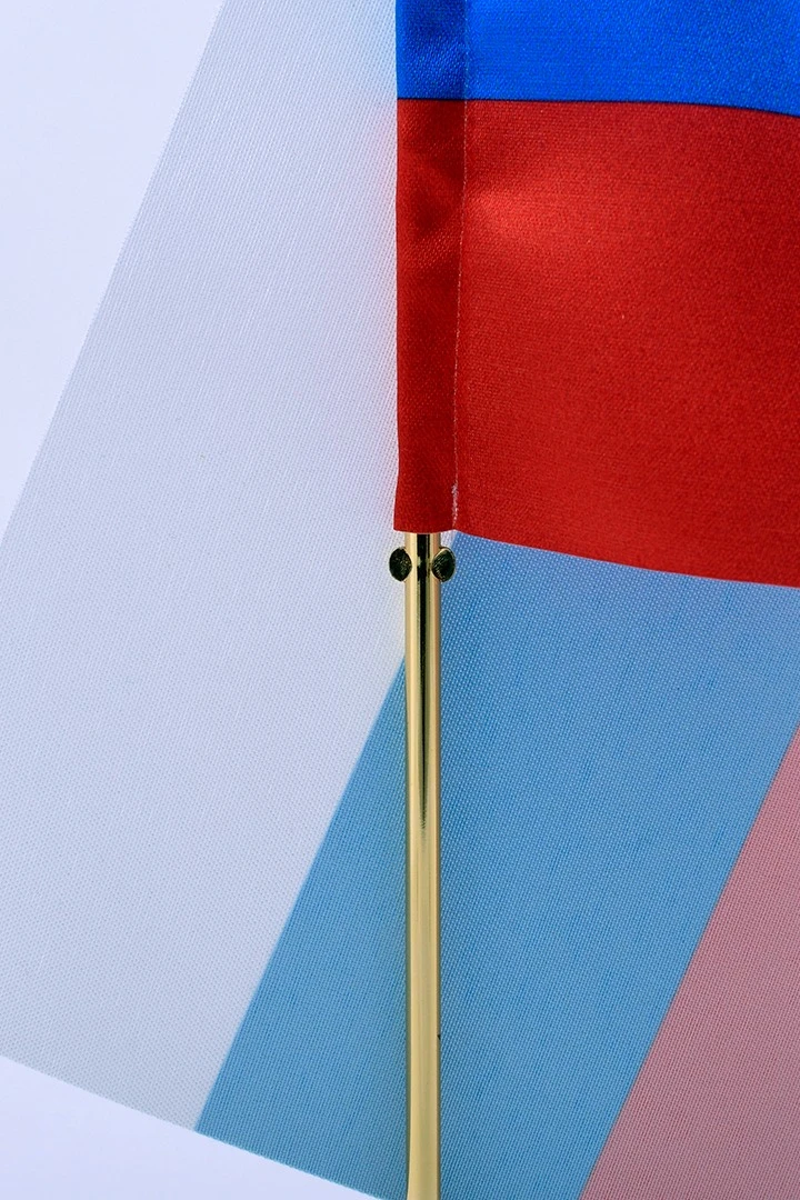 Флажок РФ 15х22 см, атлас#2 Флажок РФ 15х22 см, атлас#2